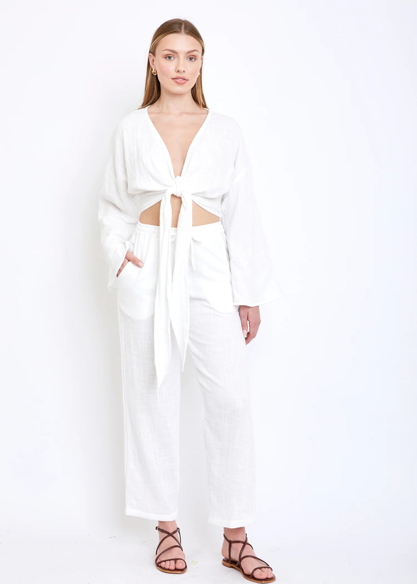 Organic Cotton Tie Top