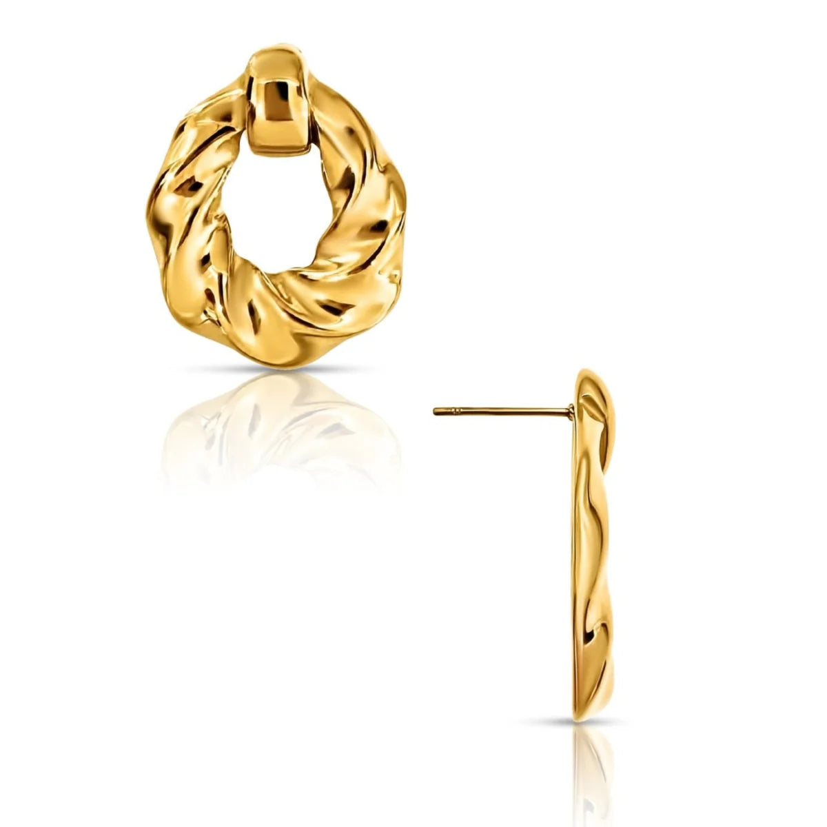 Colter Twist Knocker Earrings
