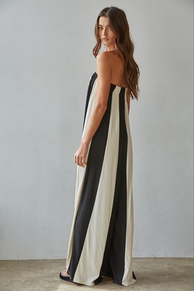 Havana Wide Flare Leg Jumpsuit