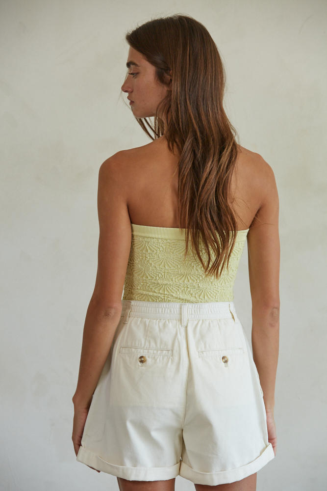 Jacquard Tube Top