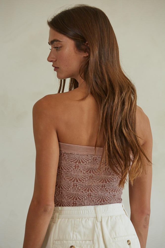 Jacquard Tube Top