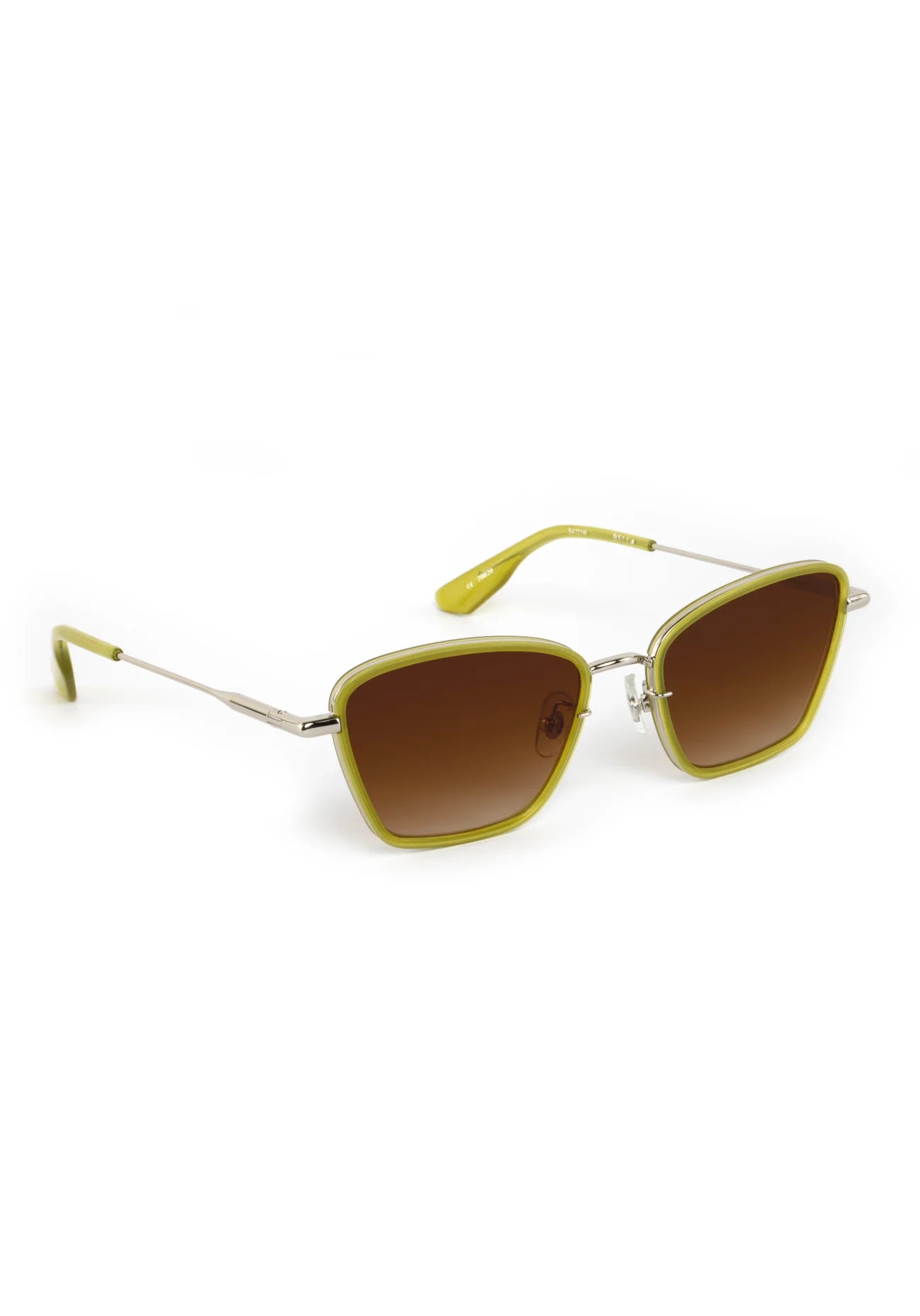Bella | Silver + Chartreuse