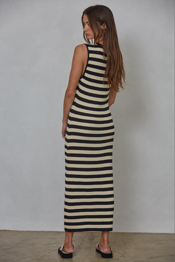 Callum Striped Bodycon Dress