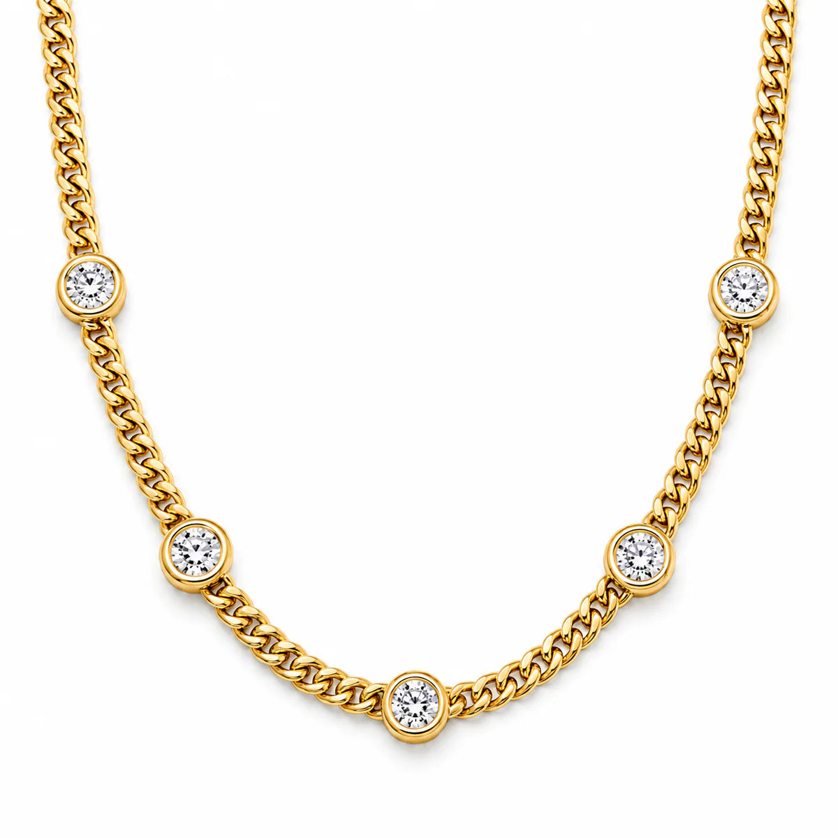 Ellery Bezel Chain Necklace