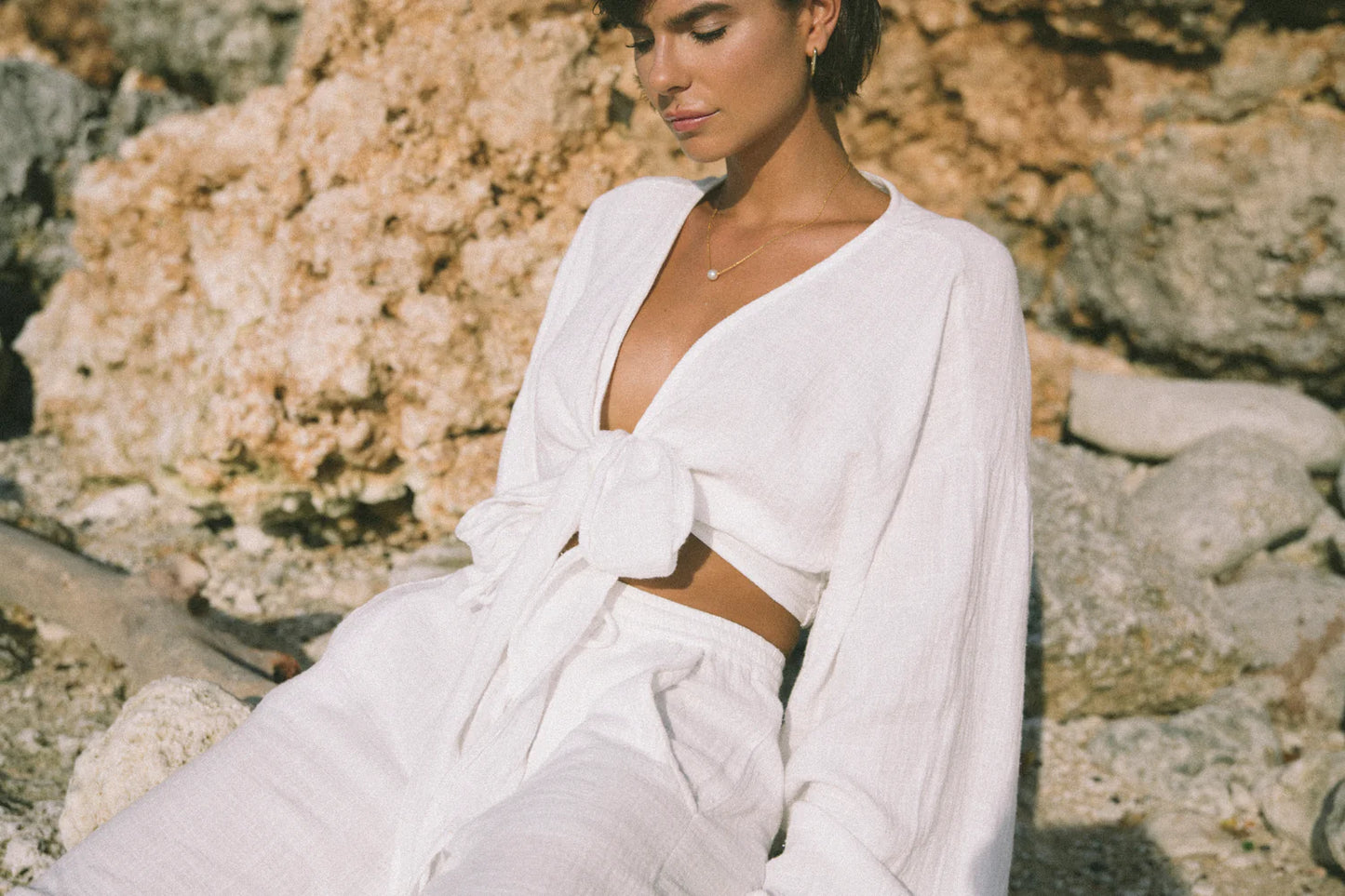 Organic Cotton Tie Top