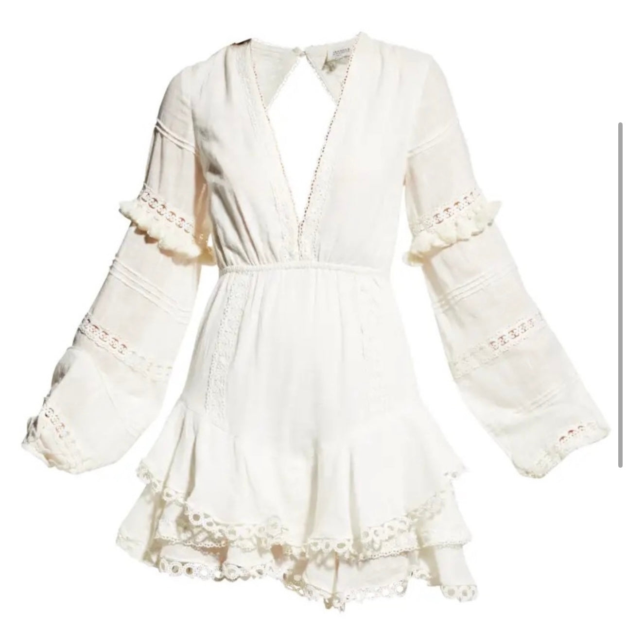 Ruby White Dress