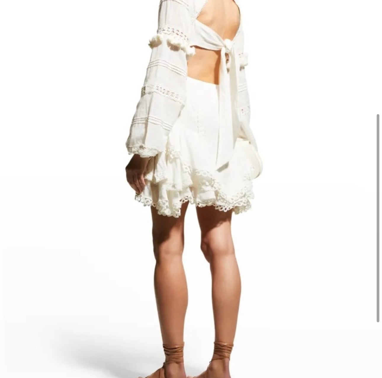 Ruby White Dress