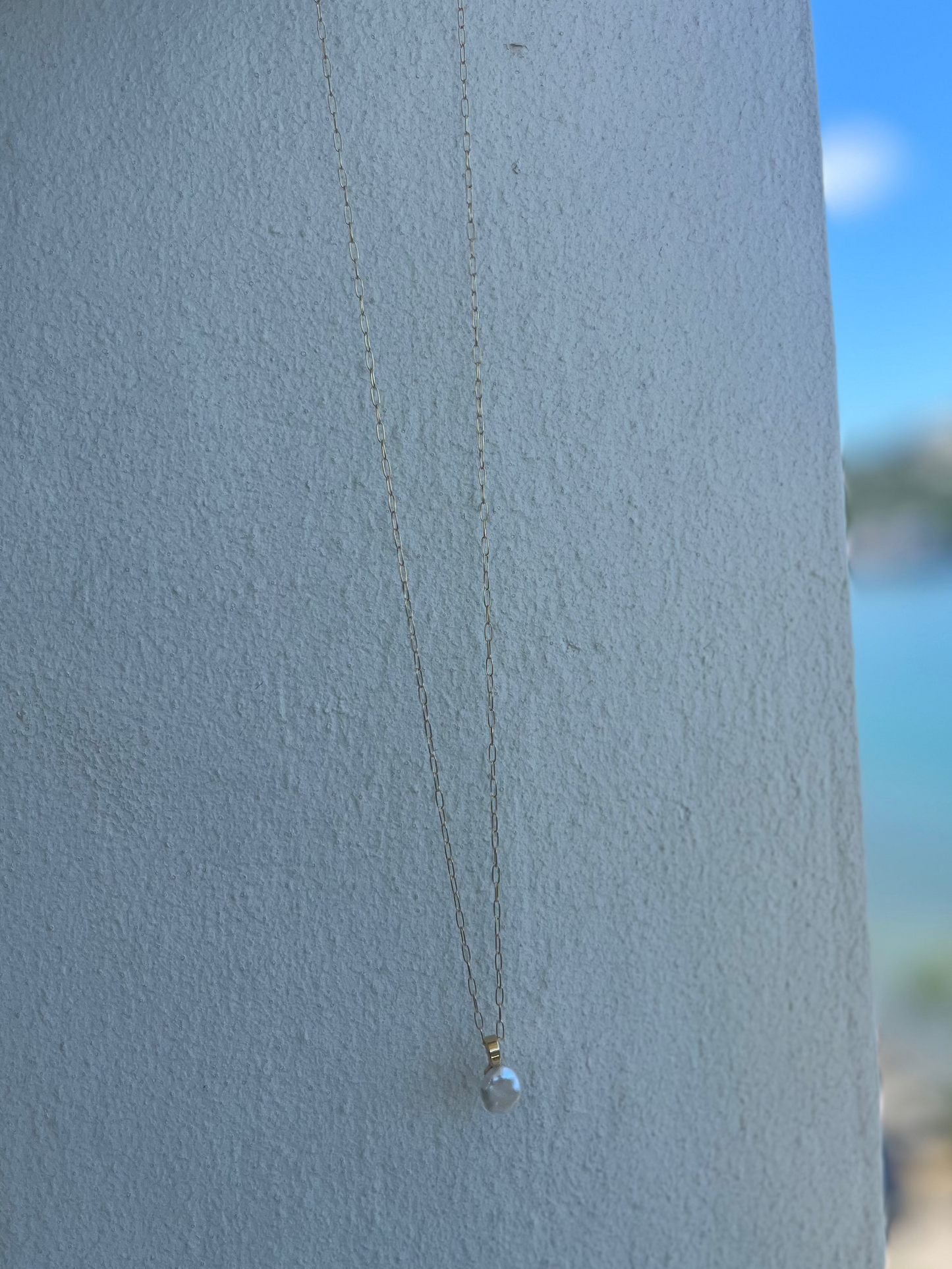 Keshi Pearl 14/20 Chain