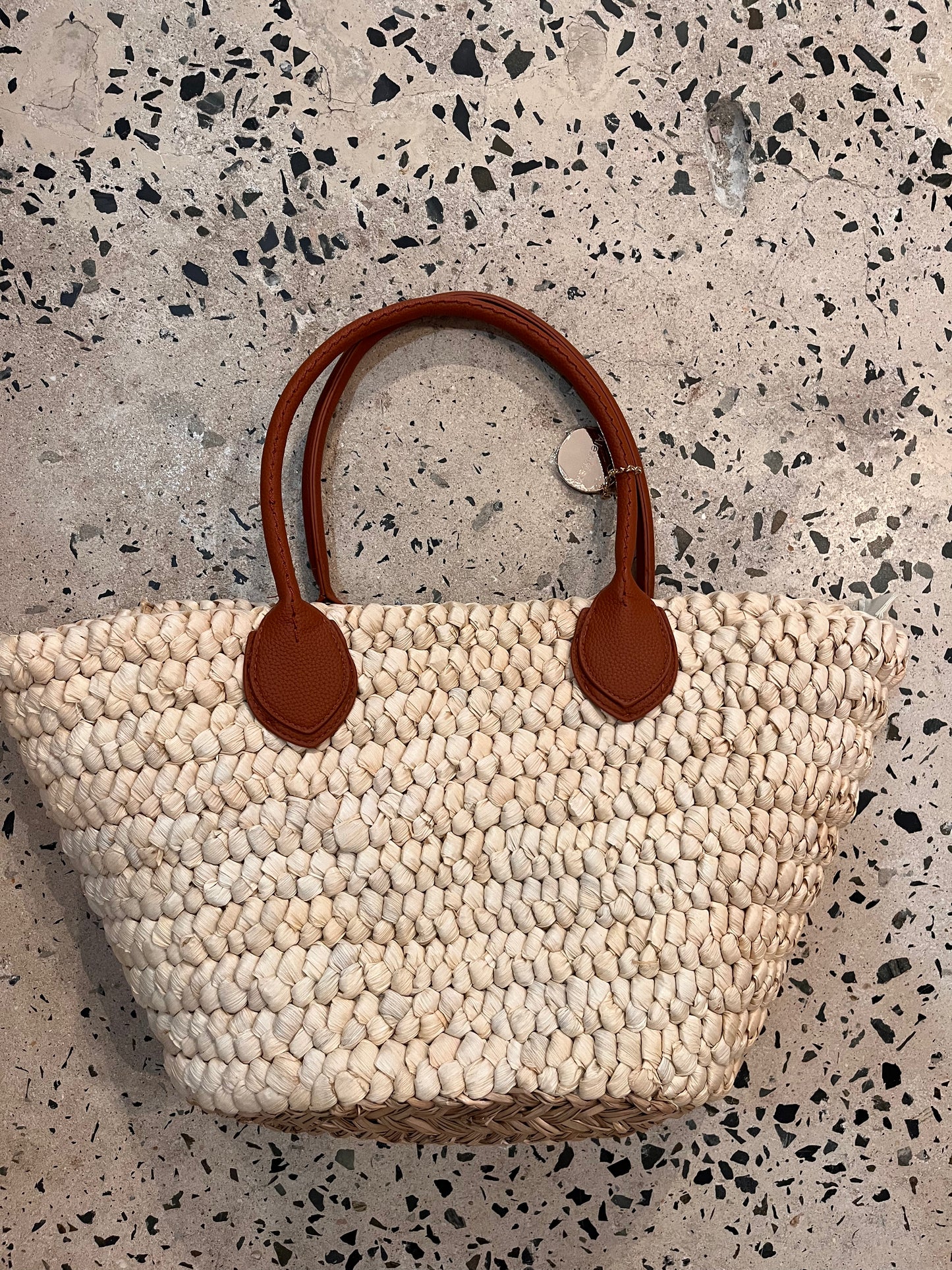 Raffia Large Purse