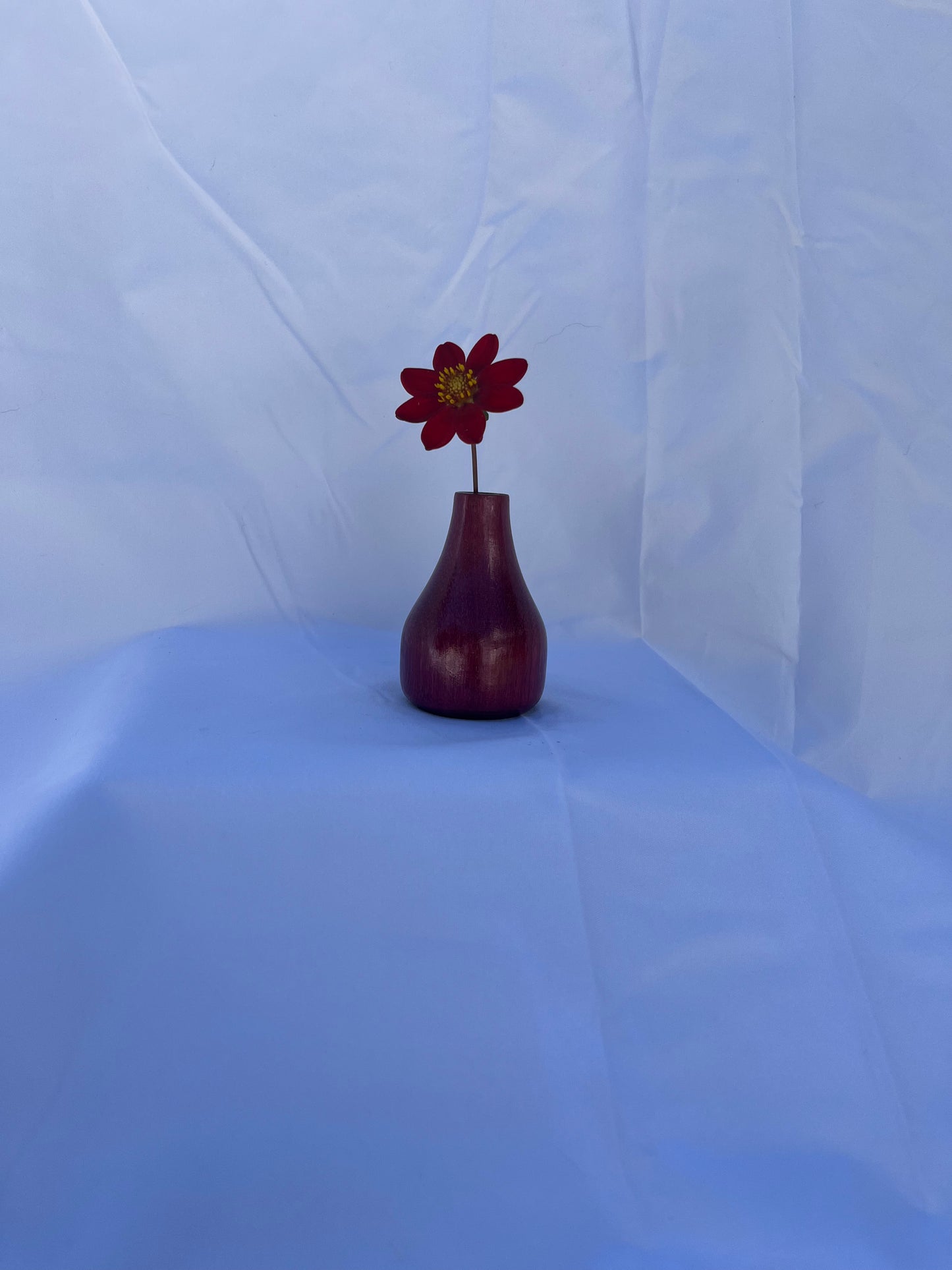 Vase Wooden Small