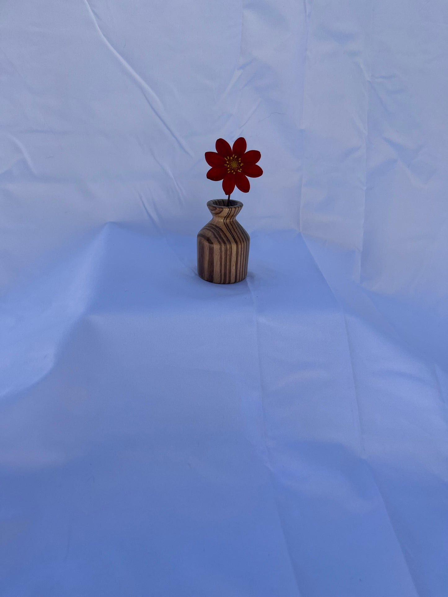 Vase Wooden Small
