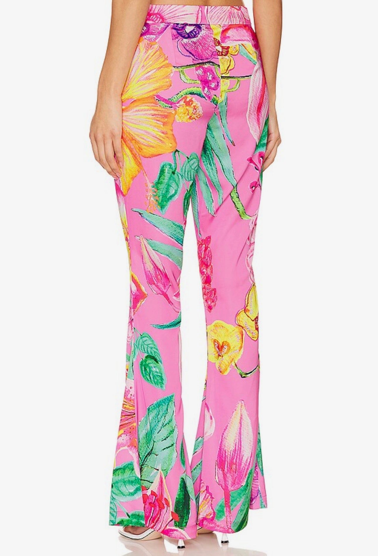 Megan Pink Floral Pants