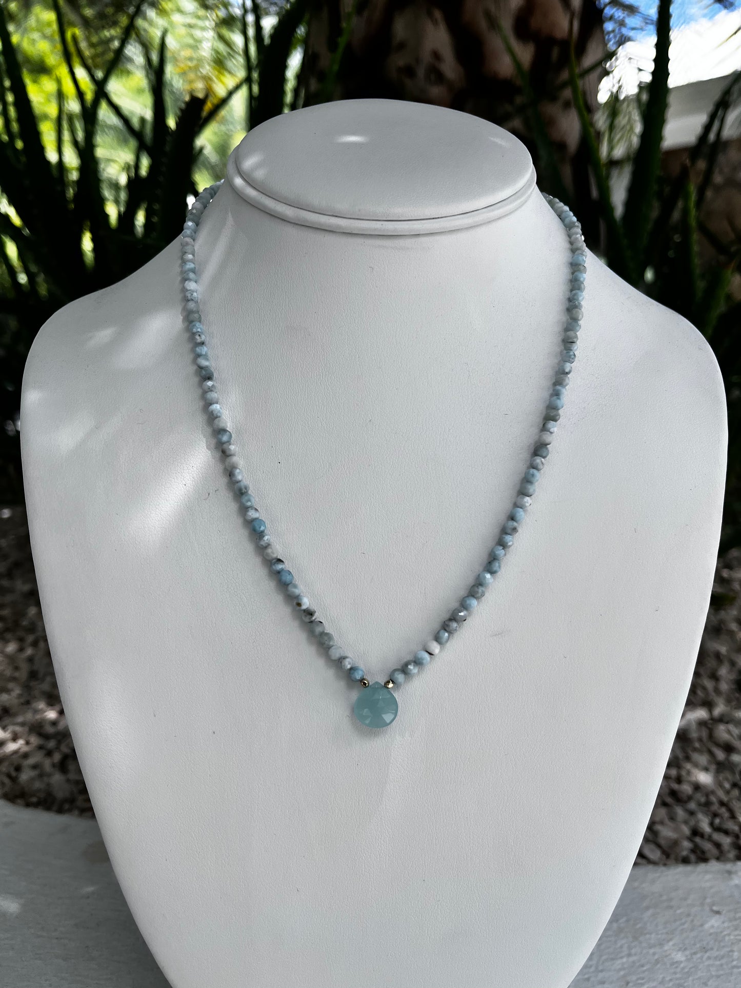 Larimar Necklace Locally Made