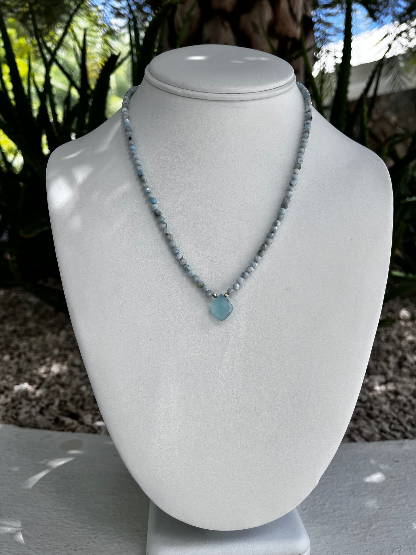 Larimar Necklace Locally Made