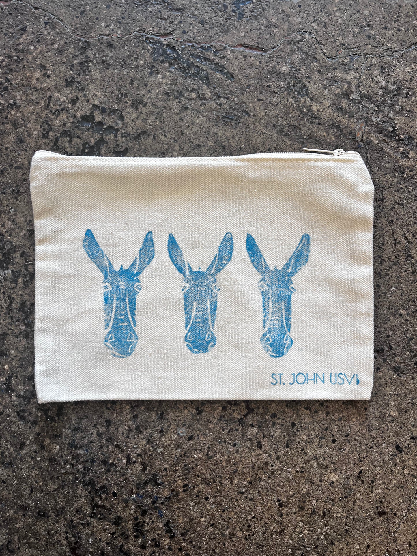 Donkey Zipper Clutch