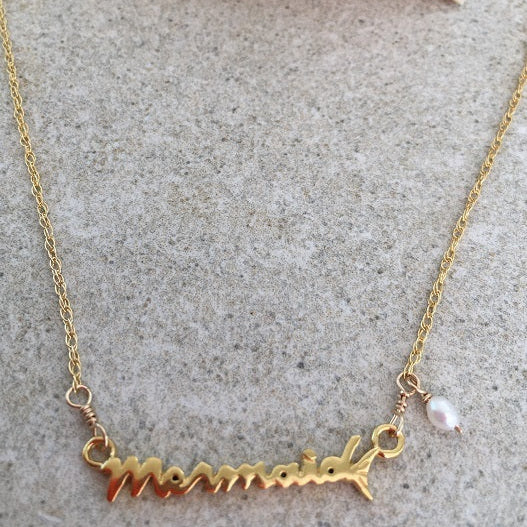 Mermaid Plate Necklace