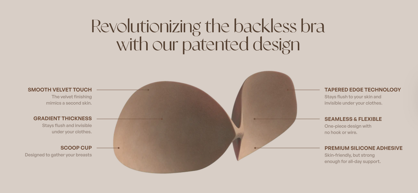 Backless Silicone Adhesive Bra