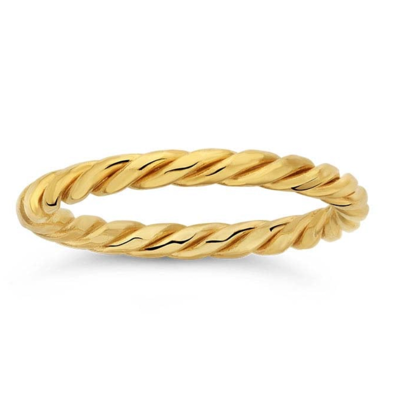 Double Twisted 14/20 Ring