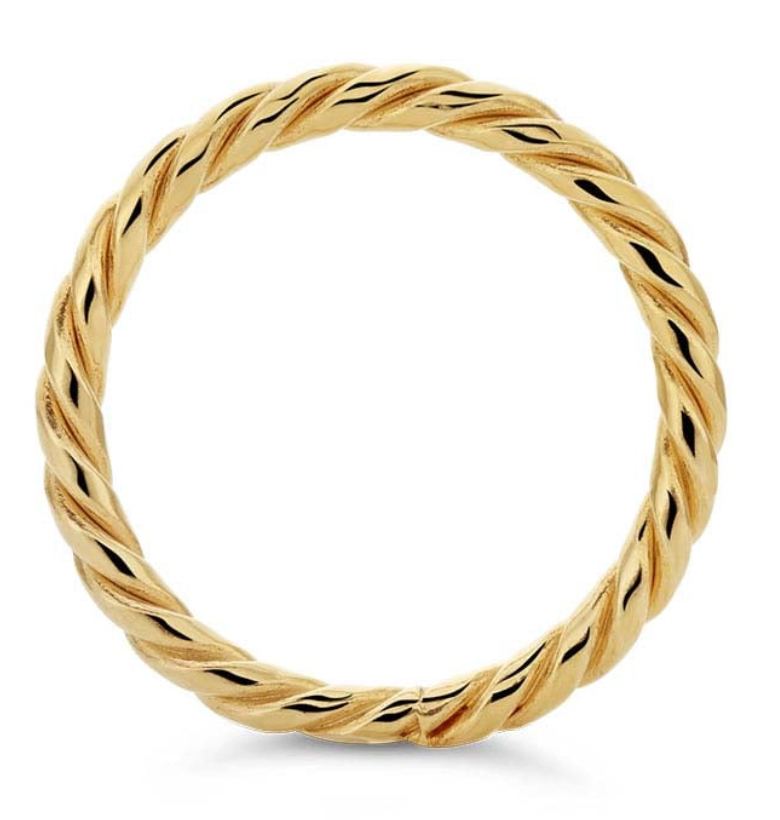Double Twisted 14/20 Ring