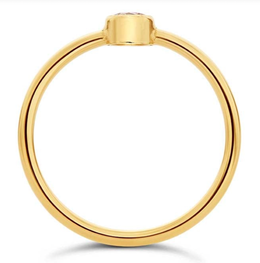 CZ 4MM 14/20 Ring