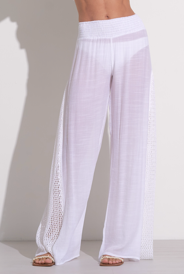 Loose Fit White Pants