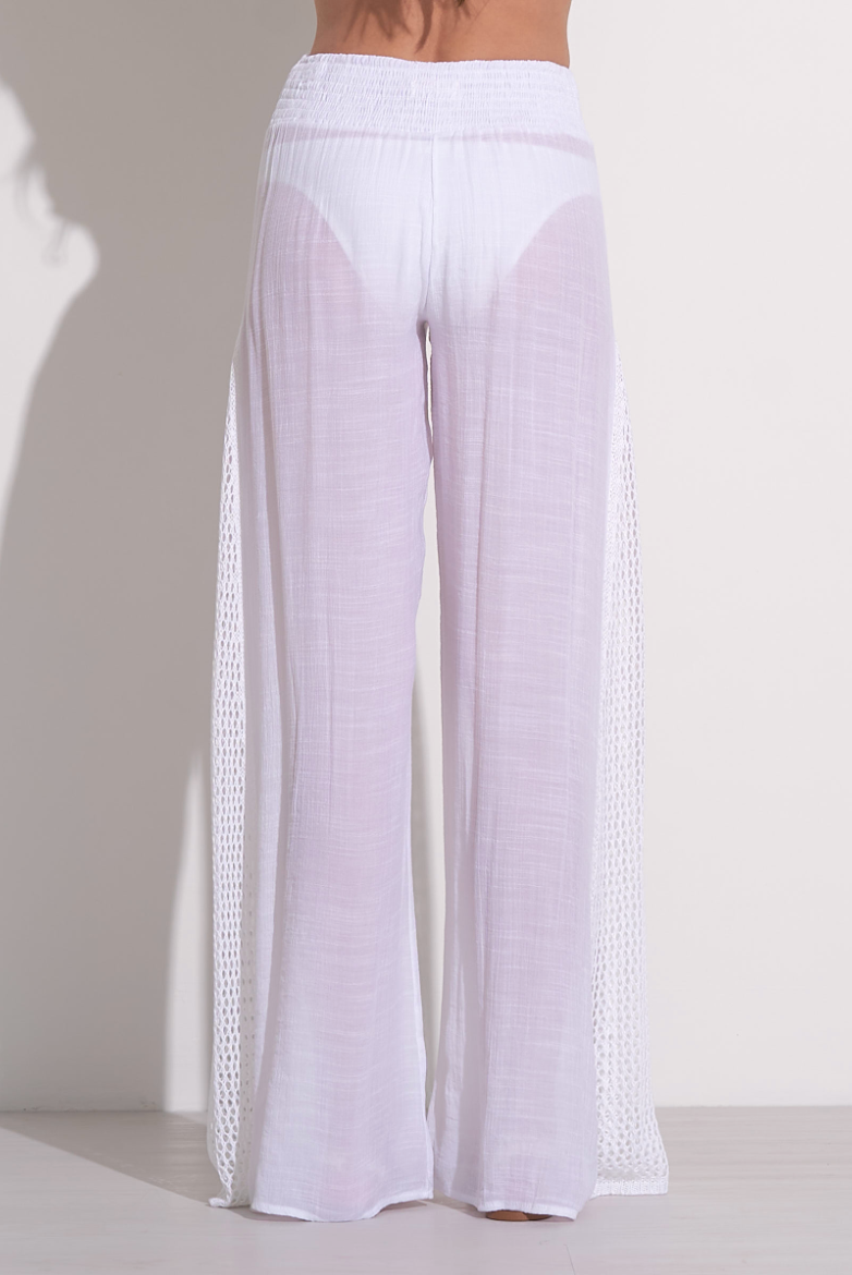 Loose Fit White Pants