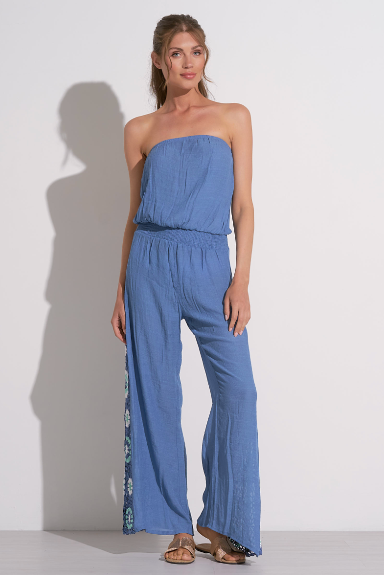 Strapless Crochet Jumpsuit