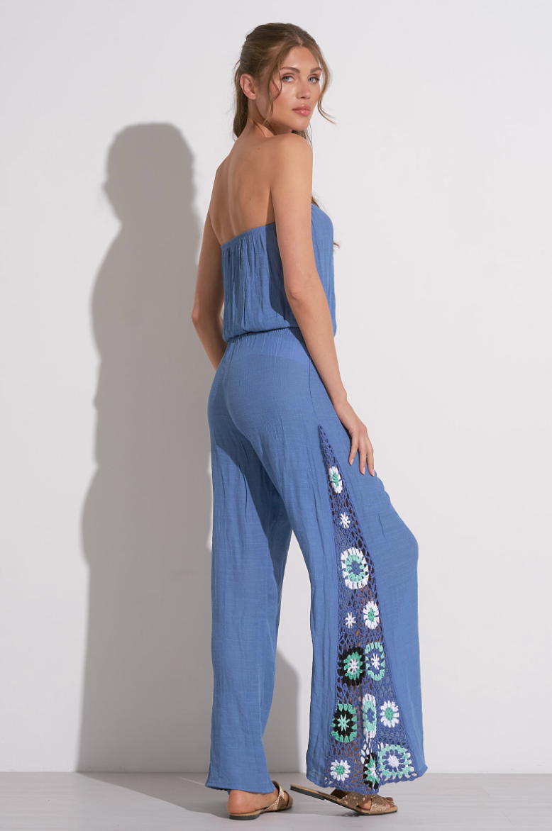 Strapless Crochet Jumpsuit