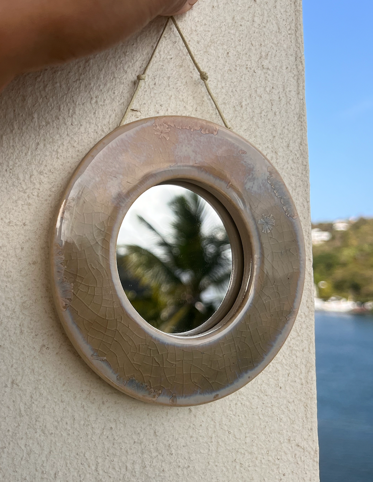 Ceramic Mirror Handmade