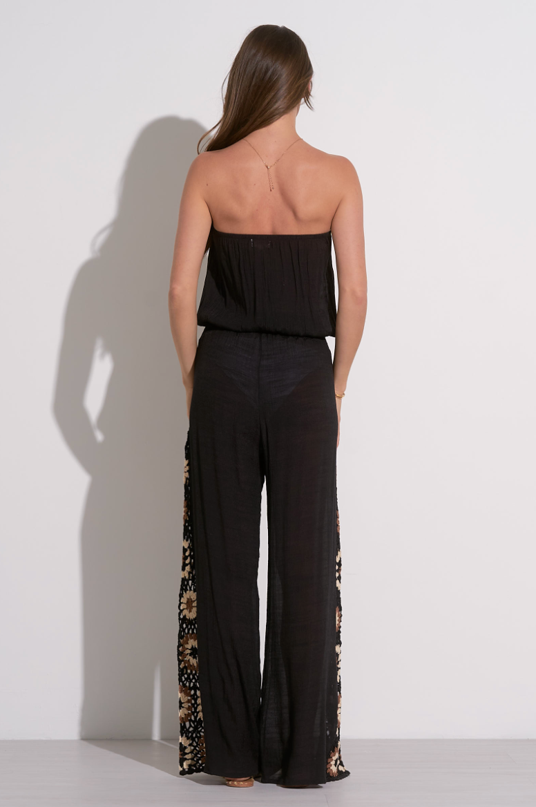 Strapless Crochet Jumpsuit