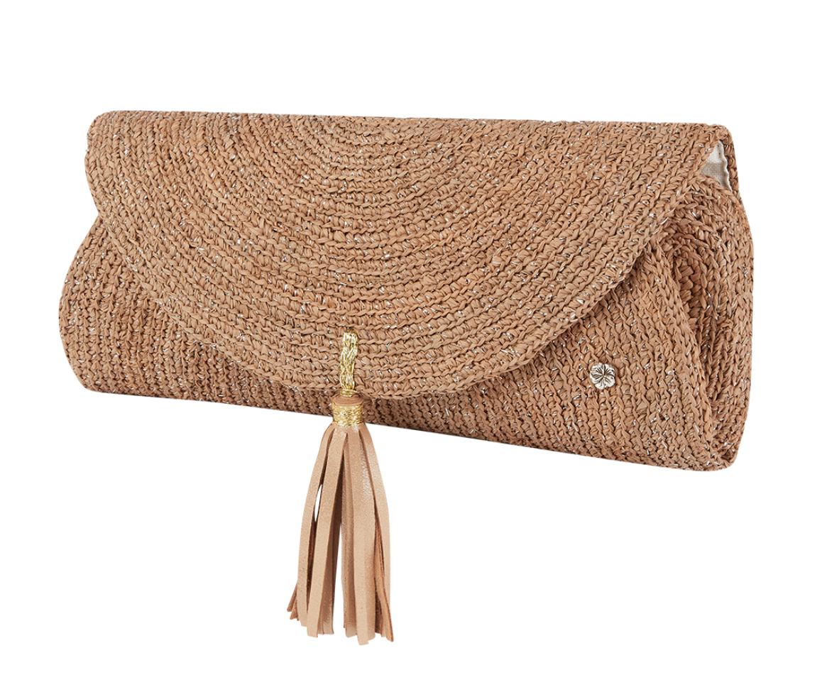 Islamora Lux - Reed/Silver Clutch