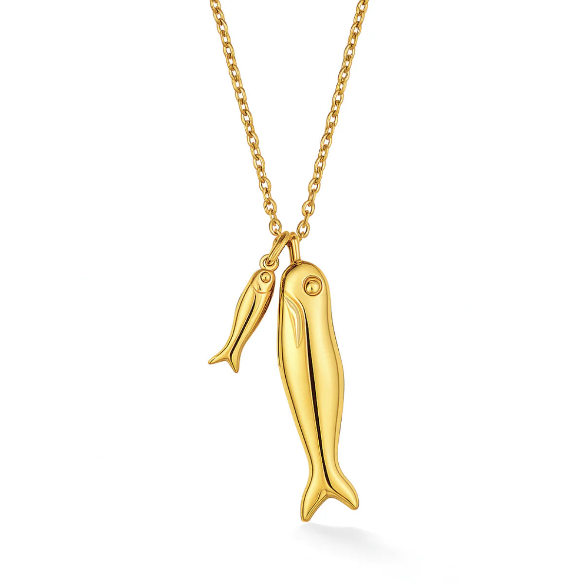 Clifton Double Fish Necklace