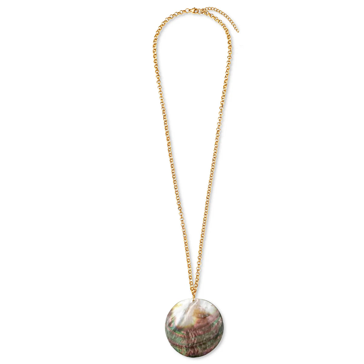 Julane Mother Of Pearl Shell Pendant Necklace