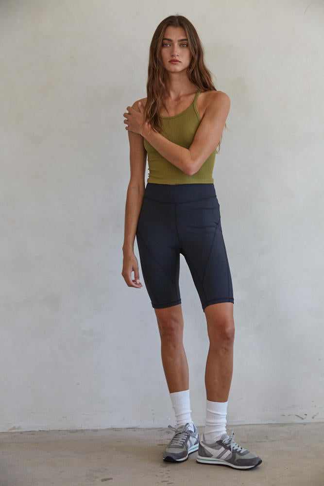 Knock Out Halter Top Seamless