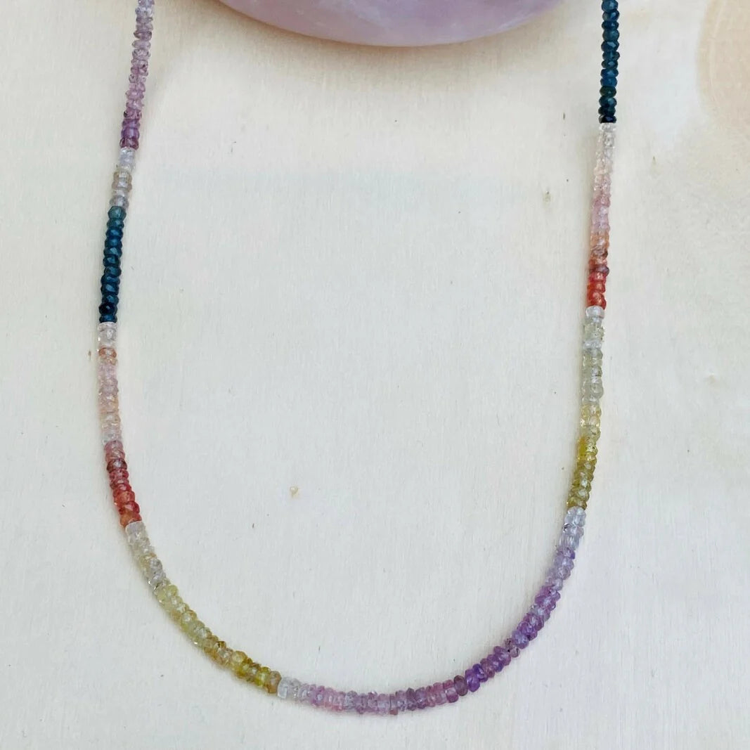 Rainbow of Sapphires Necklace