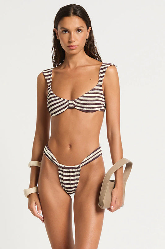 Georgia Balconette - Sable Stripe