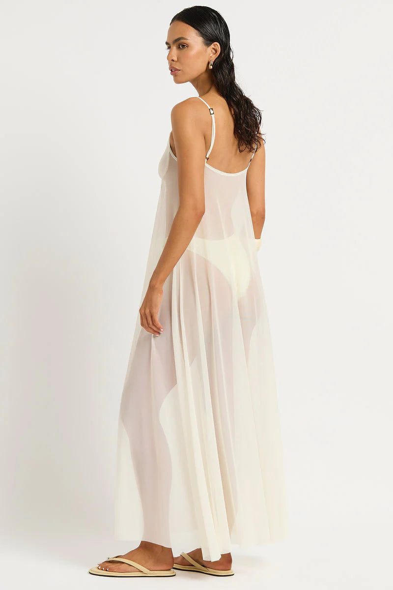 Ottie Maxi Dress - Coconut Mesh