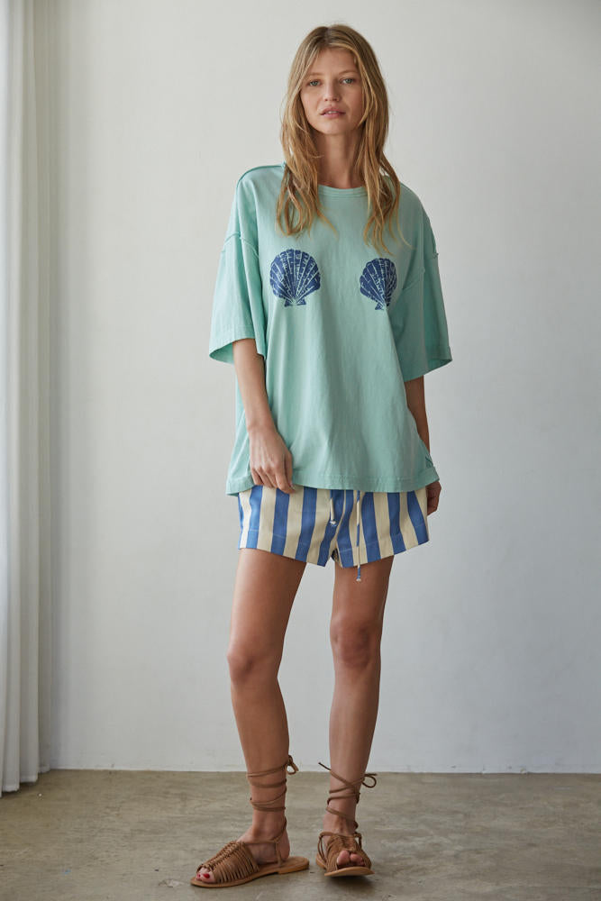 Sun-Kissed Shells Tee