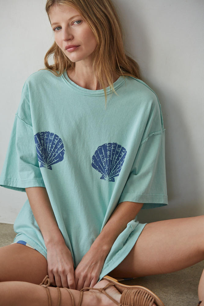 Sun-Kissed Shells Tee