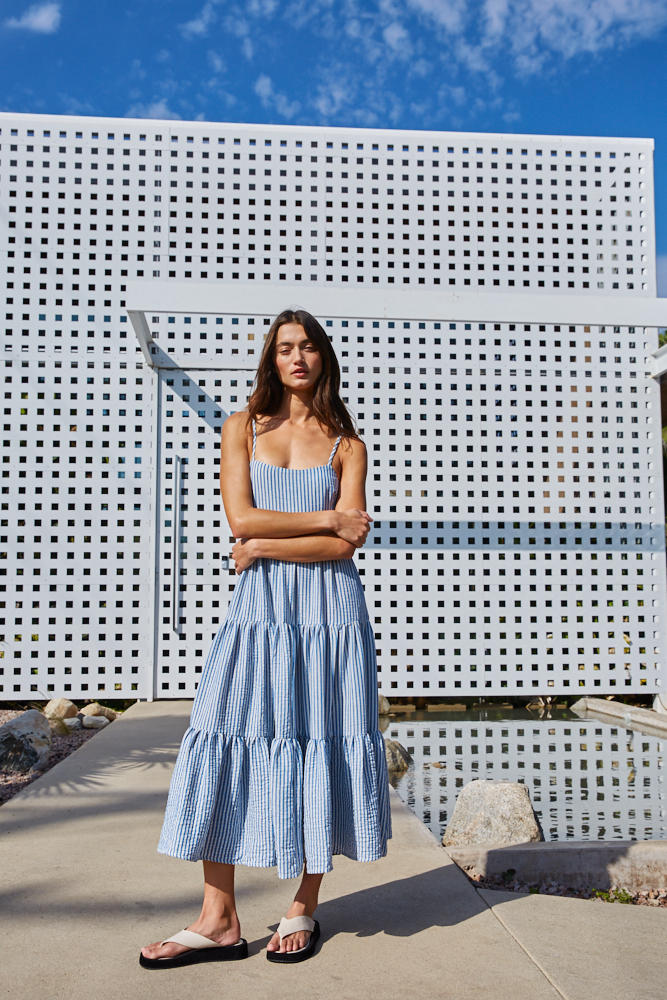 Angeline Tiered Maxi Woven