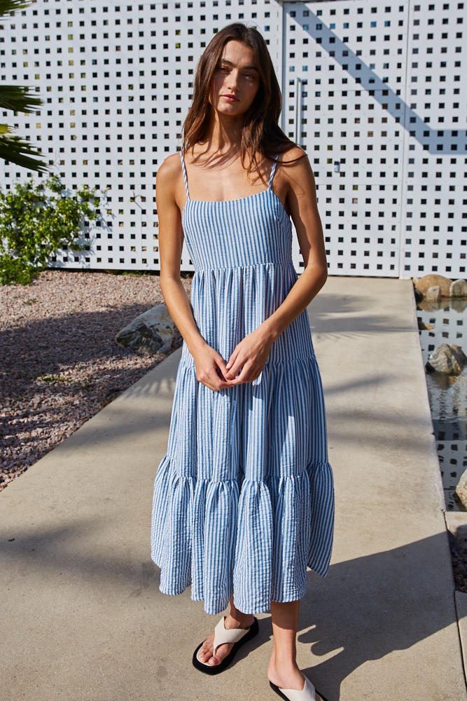 Angeline Tiered Maxi Woven
