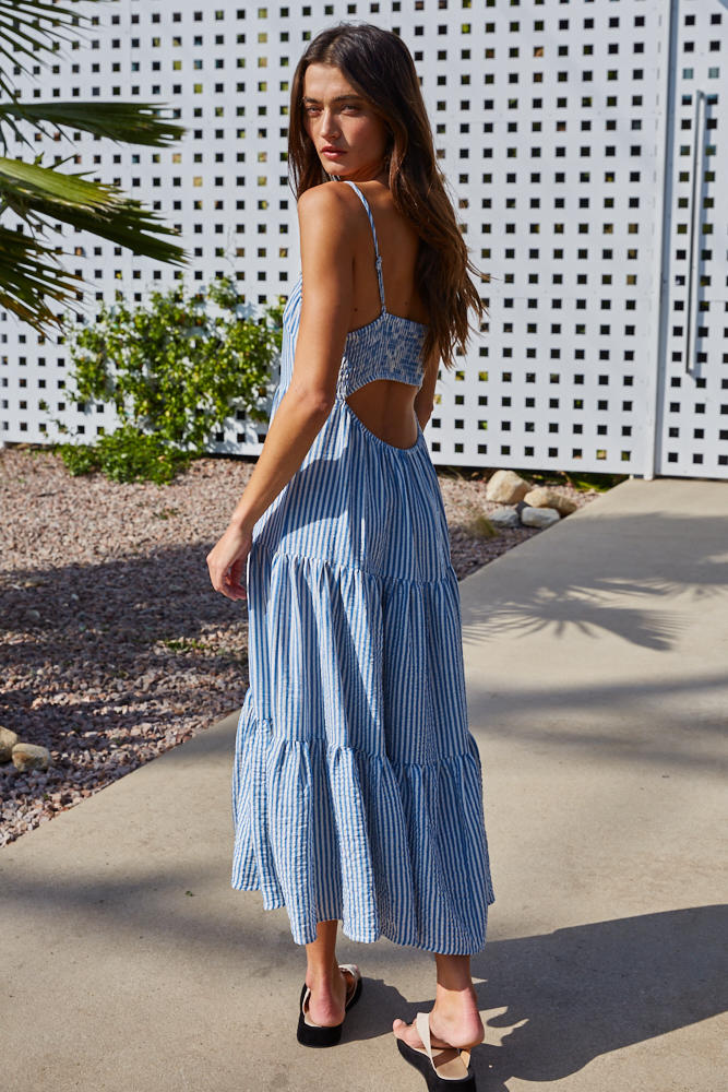 Angeline Tiered Maxi Woven