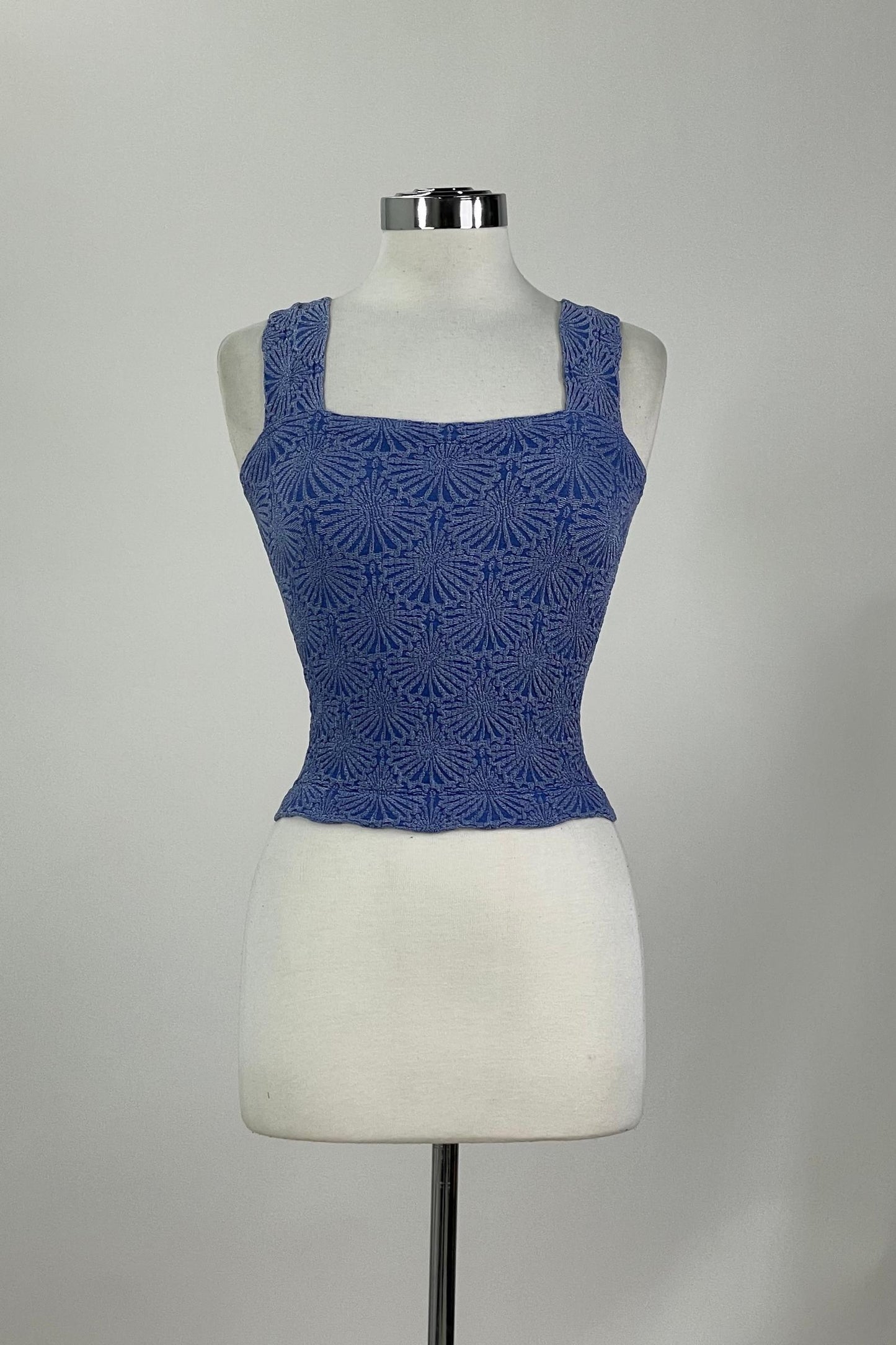 Jacquard Square Neck OS