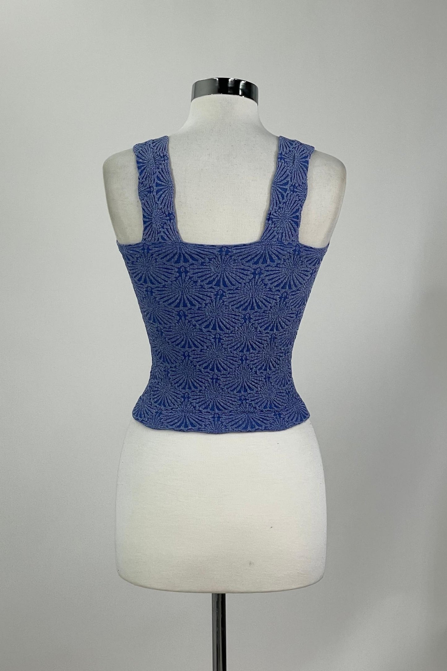 Jacquard Square Neck OS