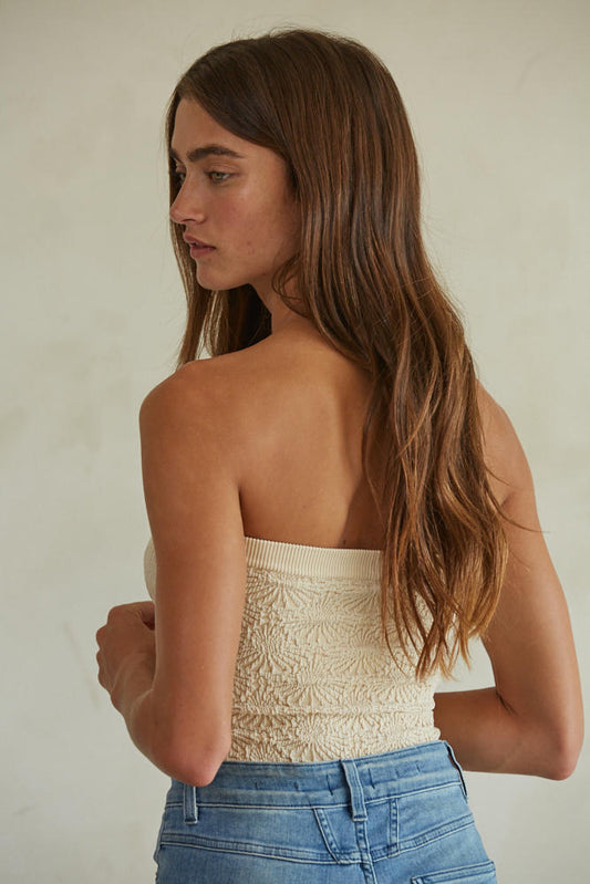 Jacquard Tube Top