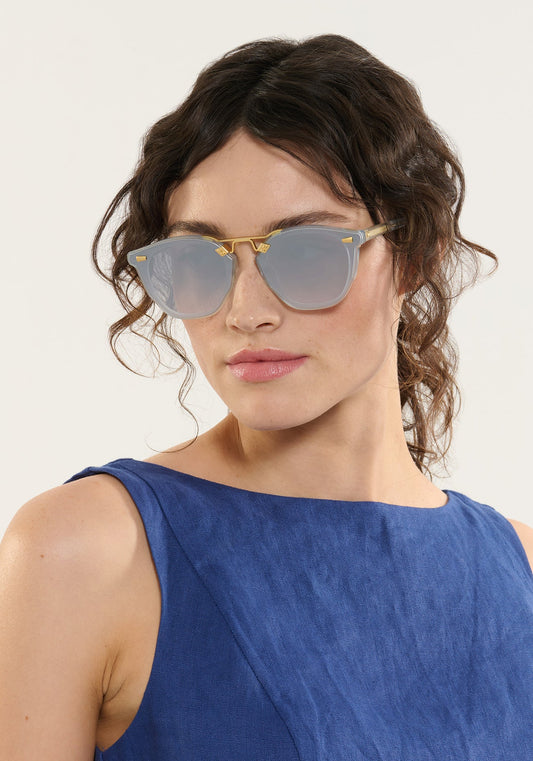 Beau Nylon | Powder Blue 18k Mirrored