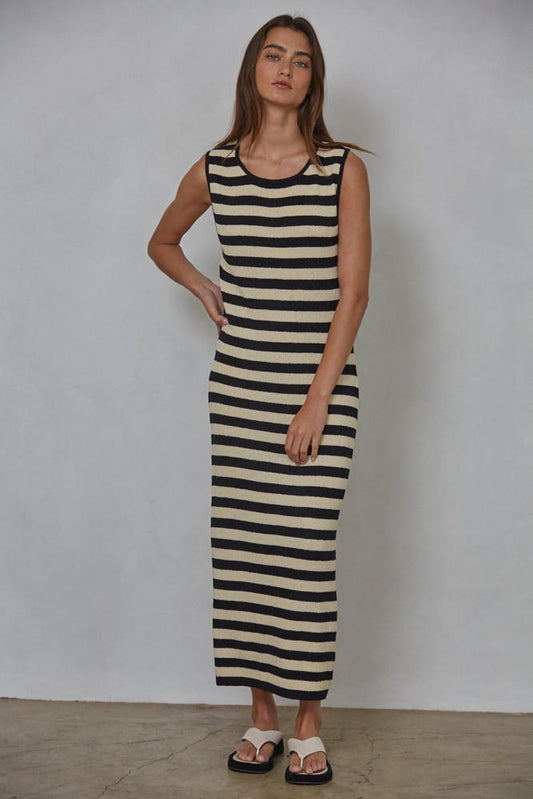 Callum Striped Bodycon Dress