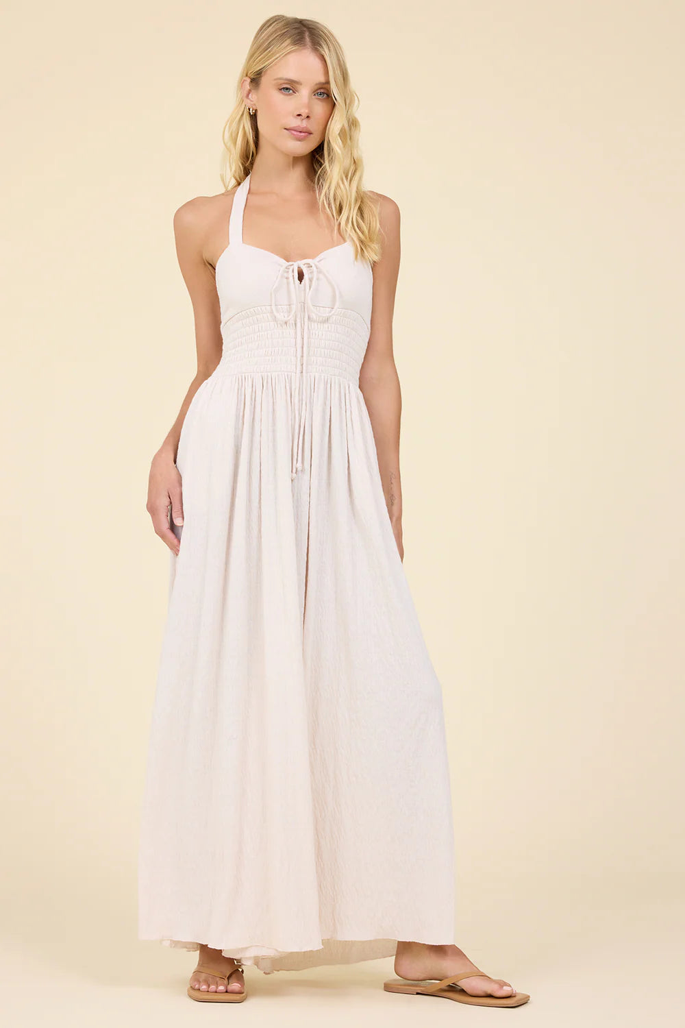 Crinkle Knit Jumpsuit
