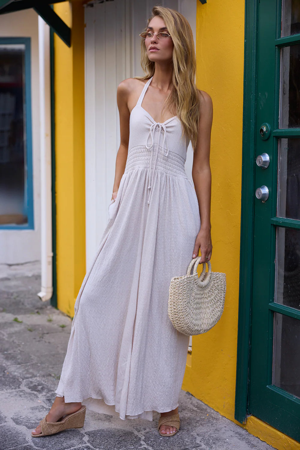 Crinkle Knit Jumpsuit