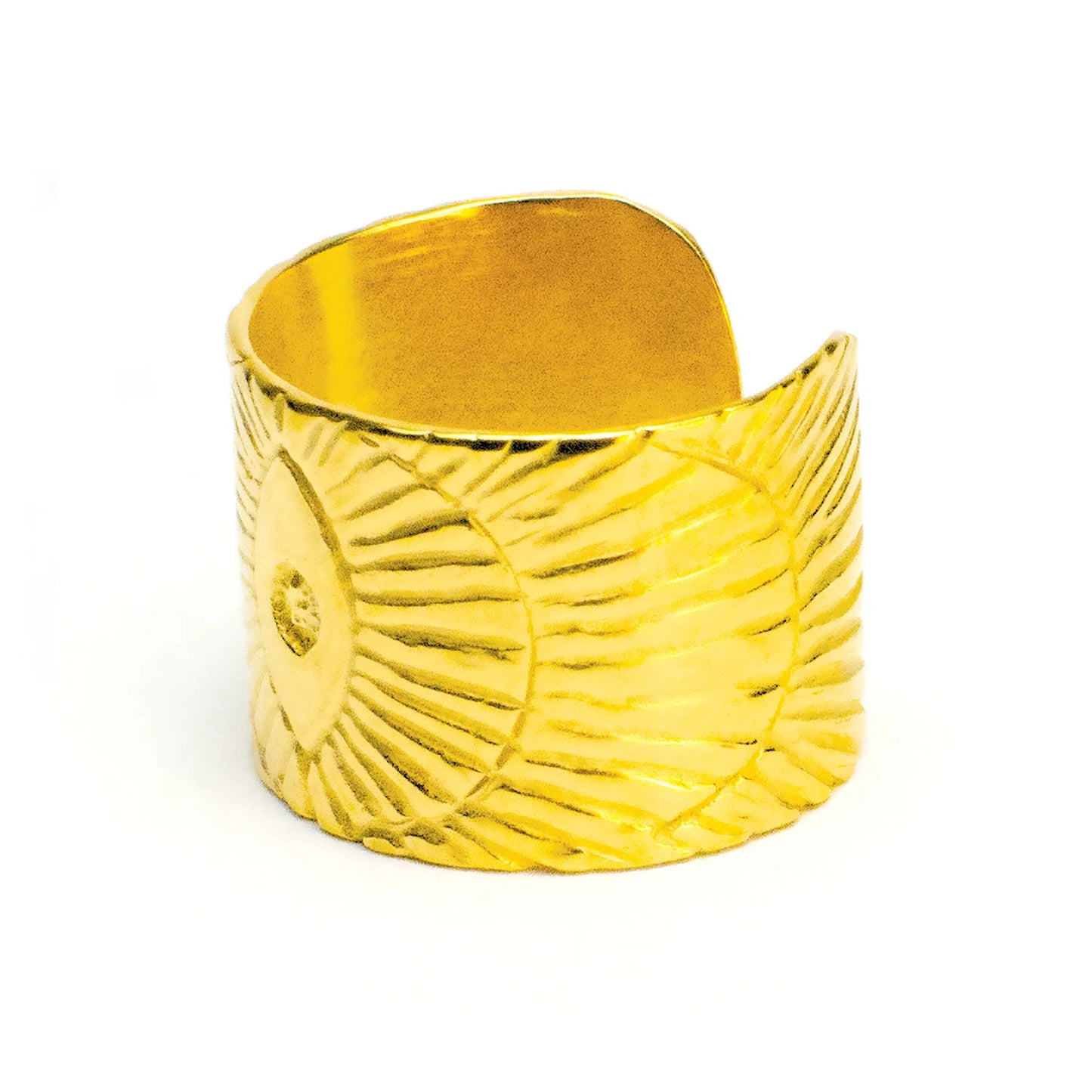 Evil Eye Sunrays Adjustable Ring